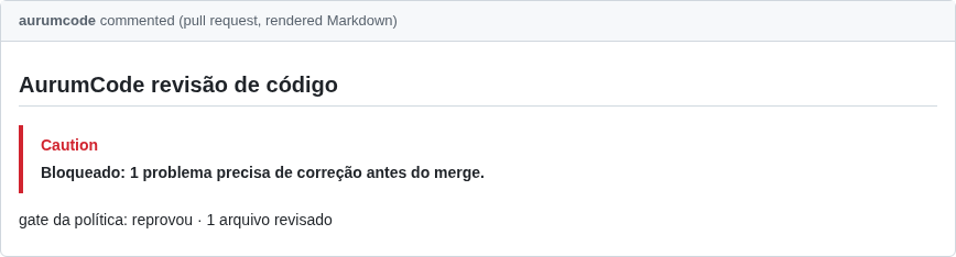 Comentário do PR do caso tres-camadas