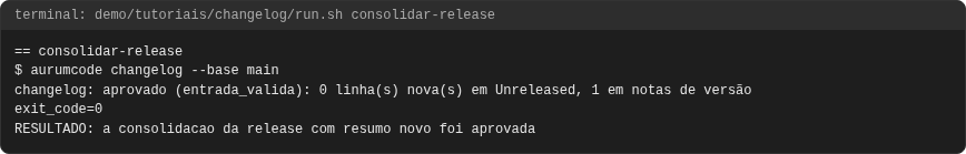 Terminal do caso consolidar-release