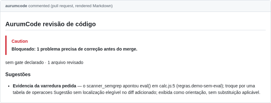 Comentário do PR do caso diff-grande-pede-semgrep