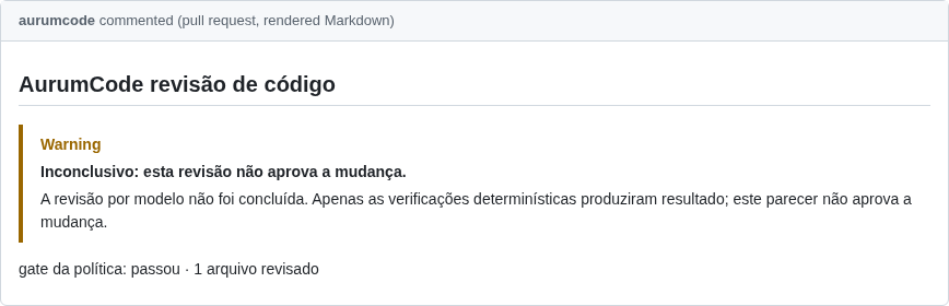Comentário do PR do caso inconclusivo-provedor