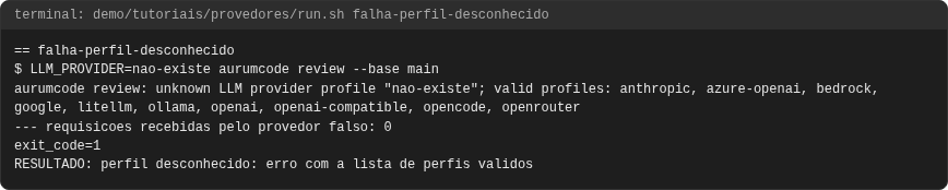 Terminal do caso falha-perfil-desconhecido