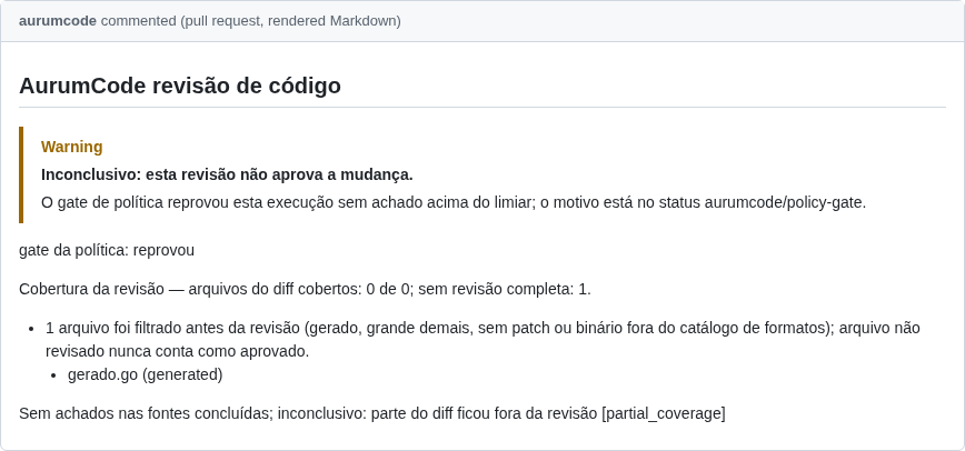 Comentário do PR do caso falha-sem-cache