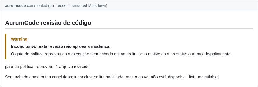 Comentário do PR do caso govet-sem-go