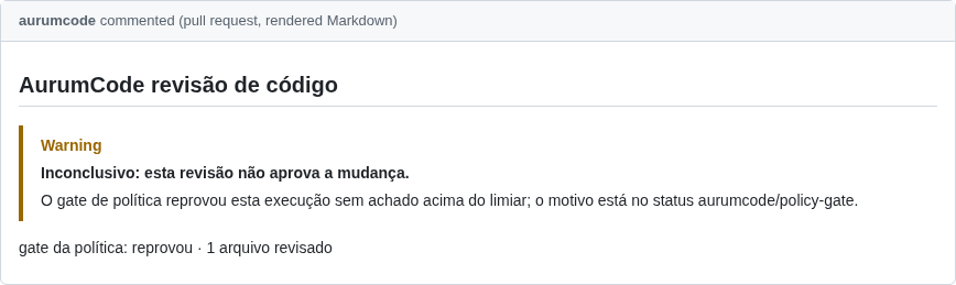 Comentário do PR do caso binario-ausente